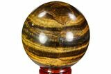 Polished Tiger's Eye Sphere #107299-1